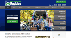 Desktop Screenshot of insuranceoftherockies.com
